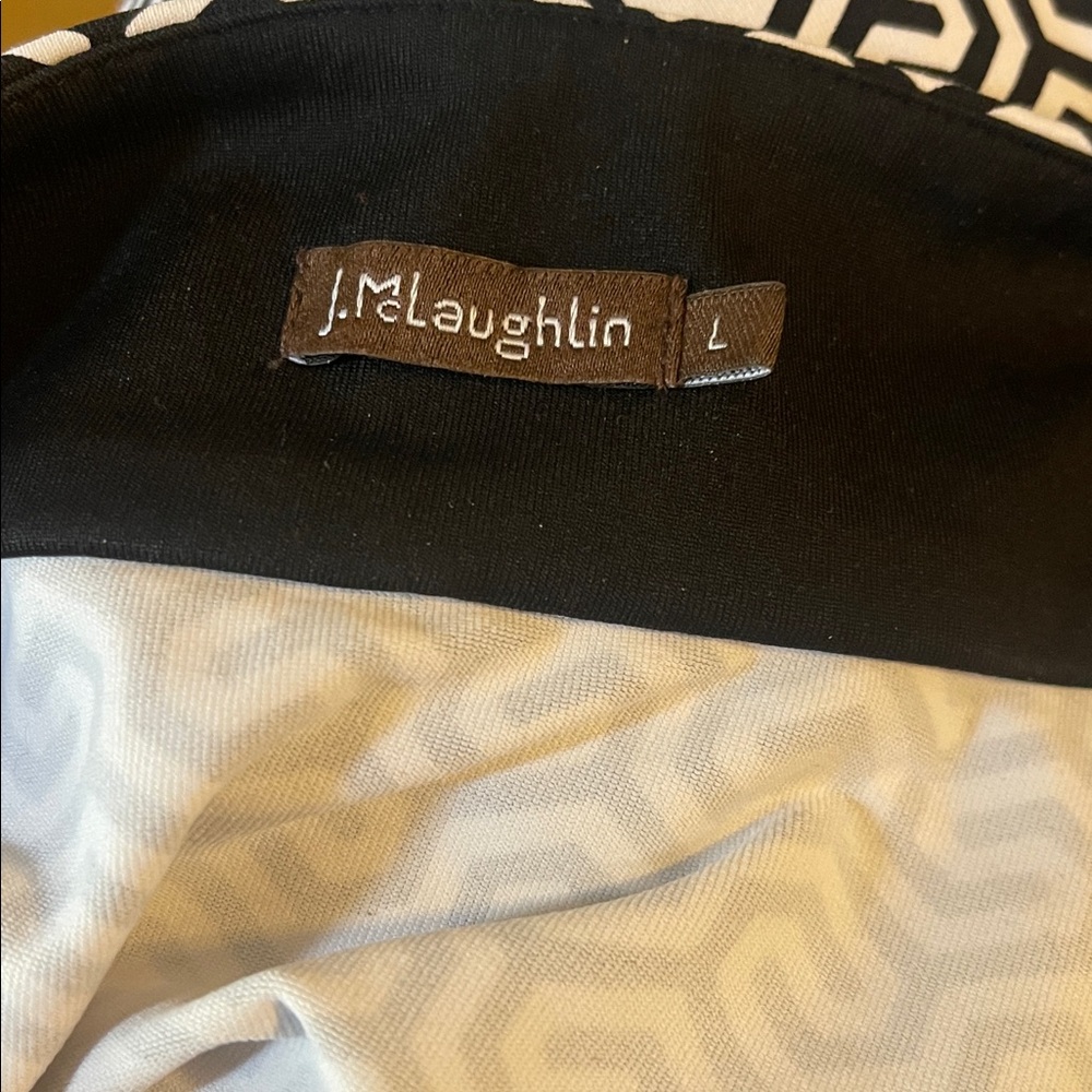 J.Mclaughlin Patterned Quarter Zip Longsleeve Str… - image 5